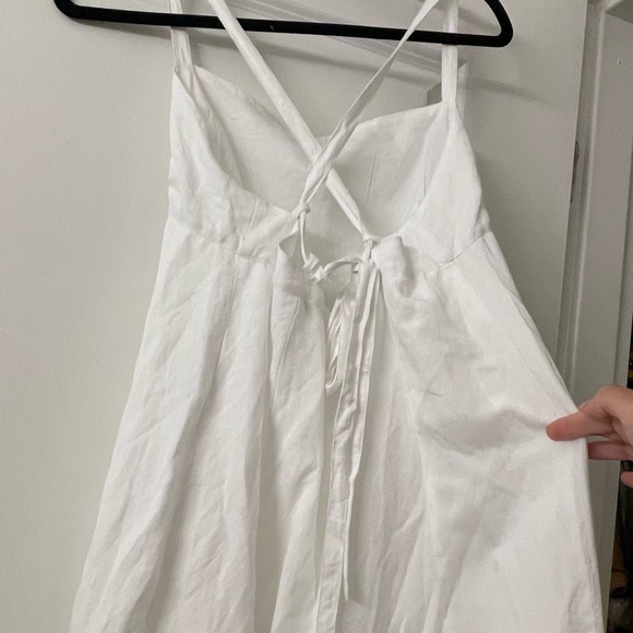 NWOT Madewell Embroidered Eyelet Tie-Back Cami Midi Dress Size 12 - Picture 9 of 9